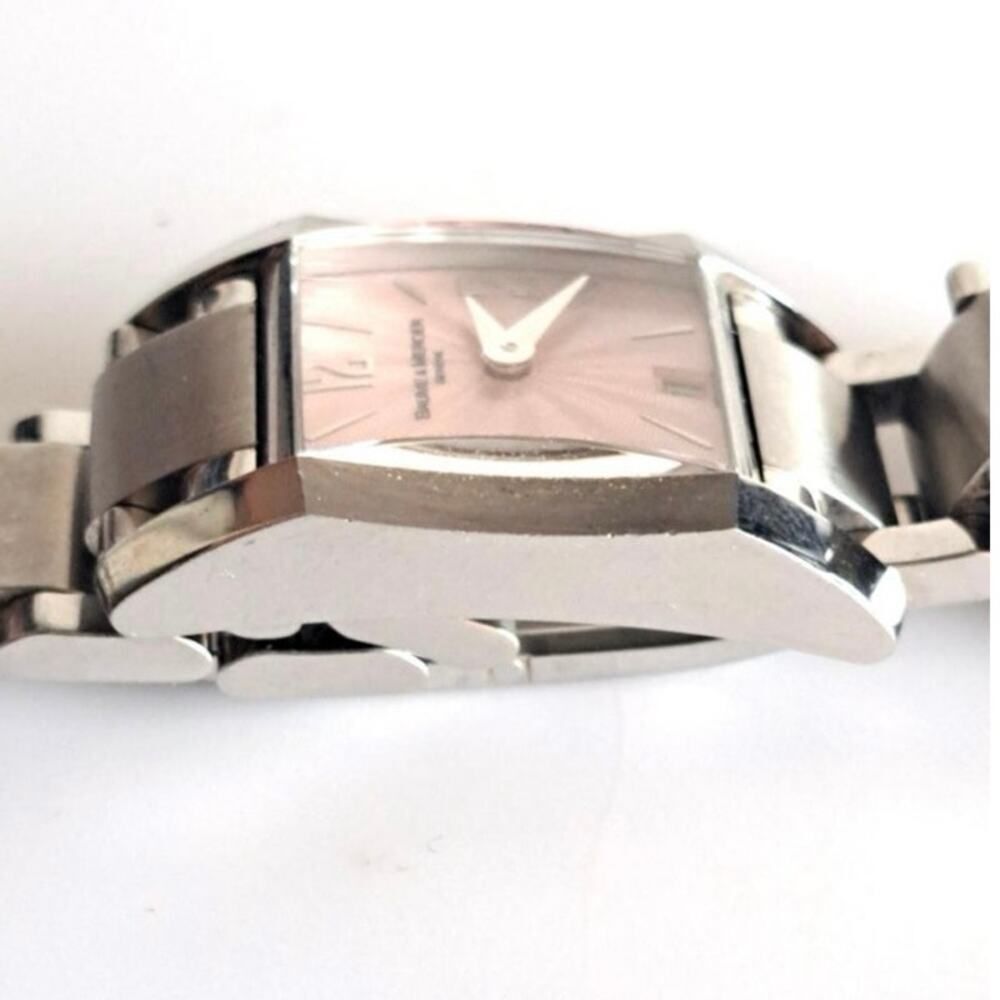 Baume & Mercier Hampton Stainless Watch Pink Dial - Picture 6 of 9
